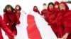 Belarusian opposition groups have used the historical white-red-white flag as their symbol for decades. (file photo)