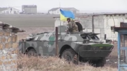 Конфликт на Чонгаре: ВСУ и крымскотатарские активисты (видео)