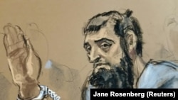 Sayfullo Saipov in a courtroom sketch