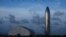  Starship на полигоне компании SpaceX в Бока-Чика на юго-востоке штата Техас 