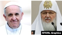 Papa Francisc şi Patriarhul Rusiei Kiril