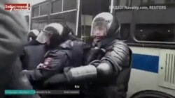 Как в Москве Навального задерживали (видео)