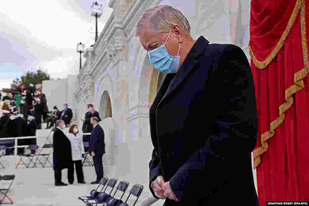 Senator Lindsey Graham stiže na inauguraciju Joea Bidena&nbsp;