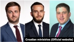 HDZ-ovi ministri Tomislav Ćorić, Josip Aladrović i Oleg Butković (fotoarhiv)