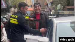 ვახო სანაია დაკავების მომენტში