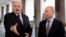Vladimir Putin (right) and Russia will watch to see if cracks show in Alyaksandr Lukashenka's control over Belarusian security forces.