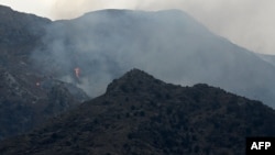 Ооганстандын Торхам чек ара өткөөлүндөгү аскердик базасынын жанына урулган соккудан кийин. 27-февраль 2026-жыл