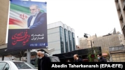 Tehranda Möhsün Fəxrizadənin portreti, 28 noyabr, 2020-ci il