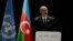 Azerbaijan - Ilham Aliyev, Azerbaijan president, speaks at a summit of the leaders of Small Islands Developing States at the COP29 U.N. Climate Summit, Baku, November 13, 2024.