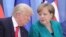 Президент США Дональд Трамп и канцлер Германии Ангела Меркель. Гамбург, 8 июля 2017 года. 