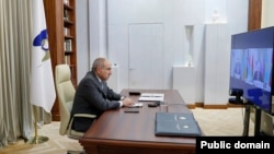 Armenia - Prime Minister Nikol Pashinian chairs a Eurasian Economic Union summit via video link, Yerevan, December 26, 2024.