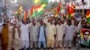 FILE: Members of Balochistan National Party protesting against Afghan refugees in the provincial capital, Quetta.