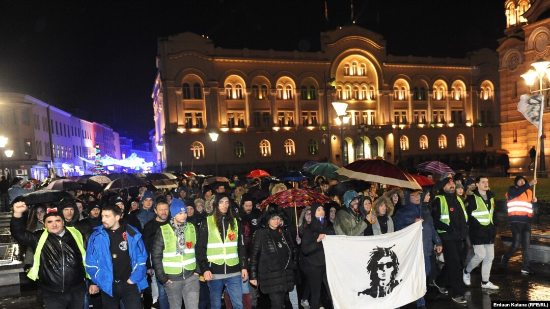 Protest 'Pravda za Davida' u decembru 2018. 