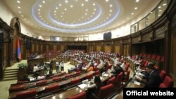 Заседание Национального собрания Армении 