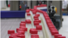  Various of Dairy Bottles Moving on Conveyor Belt At Basra Factory