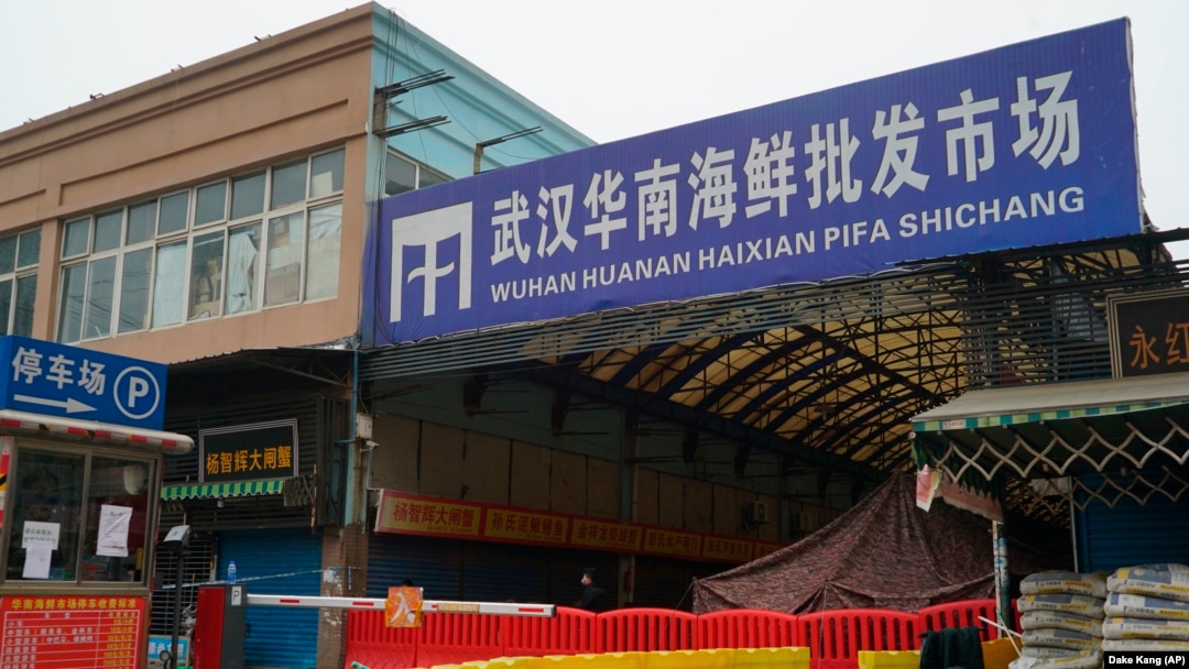 Piața din Wuhan unde a apărut primul mare focar de Covid-19