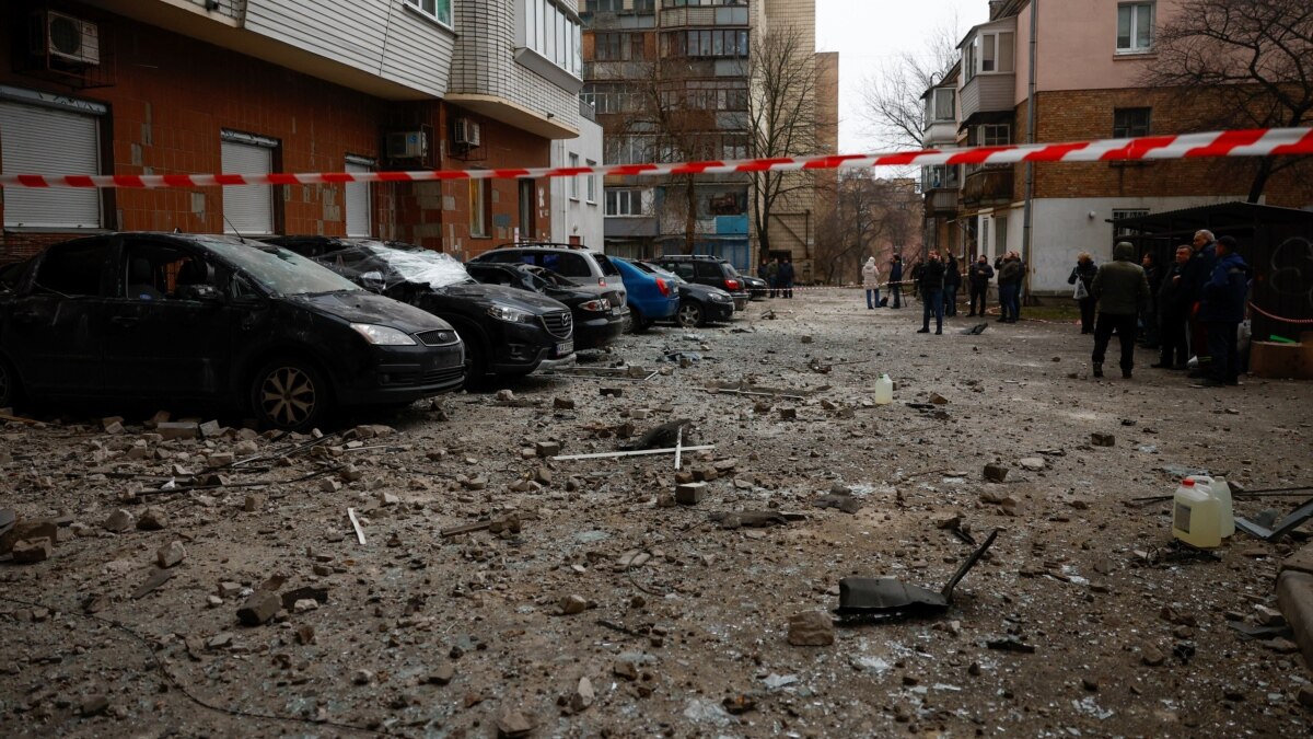 კიევსა და უკრაინის რეგიონებზე დრონებით შეტევა იყო