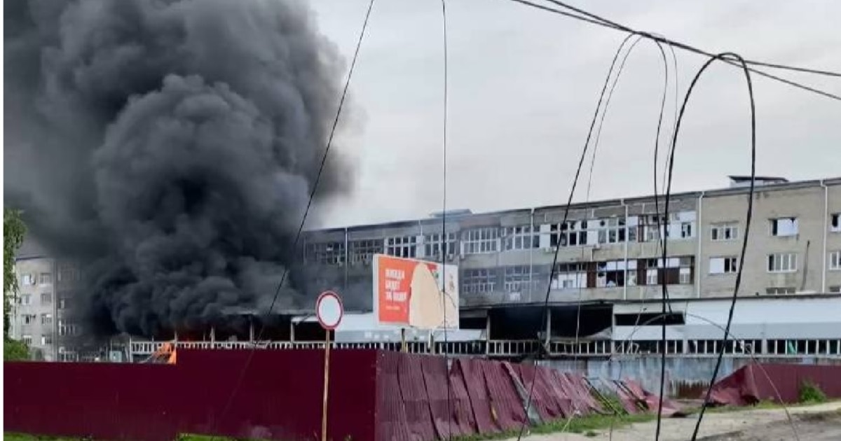 Fire at Yelets industrial zone after reported attack
