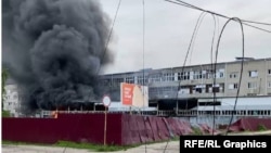 Последствия предыдущей атаки на завод "Энергия", 3 июля 2025 года