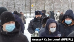 Протестная акция 31 января в Великом Новгороде 