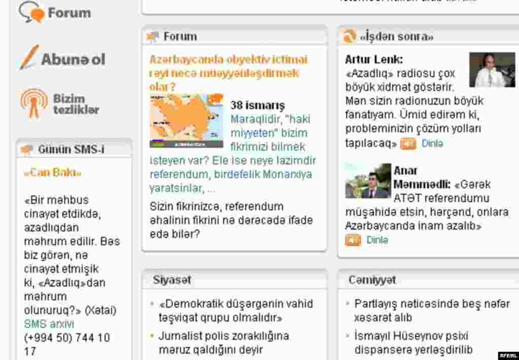 «Azadlıq» radiosunu internetdə necə dinləməli #58