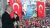 Turkish President Recep Tayyip Erdogan addresses the supporters of his ruling Justice and Development Party during a rally in Eregli, March 19, 2019