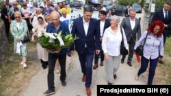 Komemoracija povodom godišnjice ratnog zločina u Bikavcu, Višegrad, 27. juna 2025.
