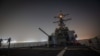 In this image obtained from the US Department of Defense, the Arleigh Burke-class guided-missile destroyer USS Carney transits the Suez Canal on November 26, 2923.