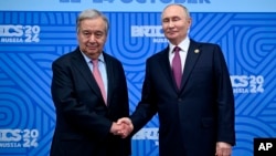 UN Secretary-General Antonio Guterres drew the ire of Kyiv by attending the BRICS summit in Russia at the invitation of Russian President Vladimir Putin on October 24. 