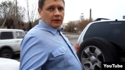 Полковник полиции Владимир Зиборов. Скриншот видео с сайта Youtube.