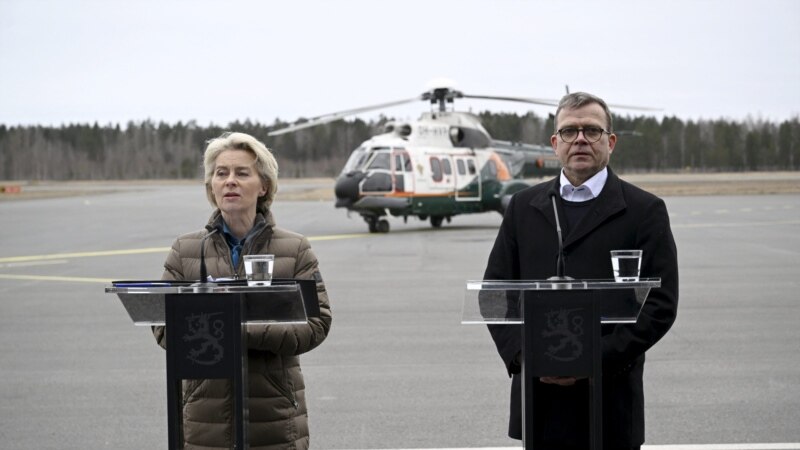 Von der Leyen na granici Finske sa Rusijom radi procene bezbednosne situacije