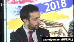 Armenia - Daniel Ioannisian of the Union of Informed Citizens talks to Azatutyun TV, Yerevan,10Dec2018