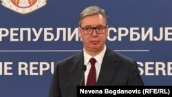 Српскиот претседател Александар Вучиќ