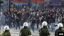 Студенческие волнения в Афинах, 9 декабря 2008