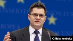 Vuk Jeremić u sedištu EU u Briselu, januar 2010