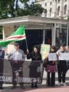 Нохчийн диаспоро Венера Германин векалтана хьалха хIоттийна митинг 