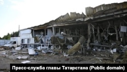 Будівля «хостелу в промзоні» російського Нижньокамська, куди, за даними місцевої влади, прилетів безпілотник. Фото пресслужби голови Татарстану