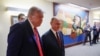 Президенти США та РФ Дональд Трамп (л) і Волоимир Путін, Аляска, 15 серпня 2025 року