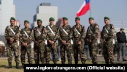 Иностранный легион в Чили. Фото из сайта www.legion-etrangere.com.