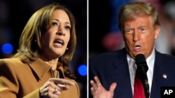 Kamala Harris, nga Partia Demokratike, aktualisht zëvendëspresidente, dhe Donald Trump, nga Partia Republikane.