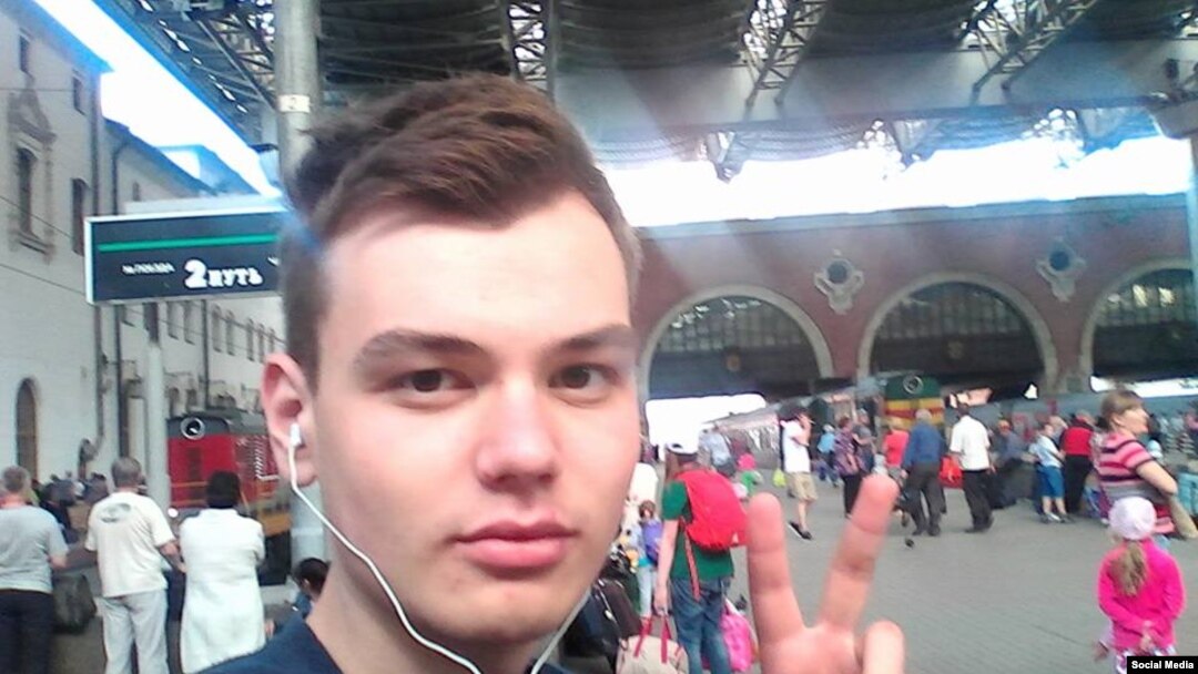 Russian antiwar activist Vlad Kolesnikov