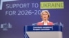 Președinta Comisiei Europene, Ursula von der Leyen, dă presei detalii despre pachetul de sprijin financiar pentru Ucraina pentru perioada 2026-2027, la Bruxelles, pe 14 ianuarie 2026.