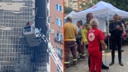 Russian Drone Strikes Residential Building In Kyiv, Causing Injuries