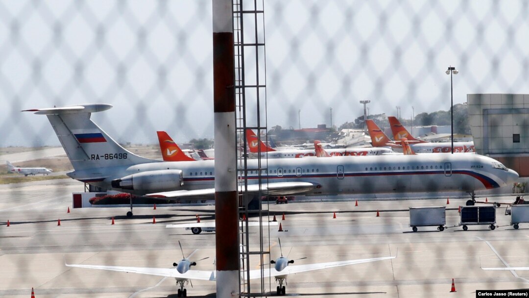 Ruski avion na aerdorimu u Caracasu 24.marta