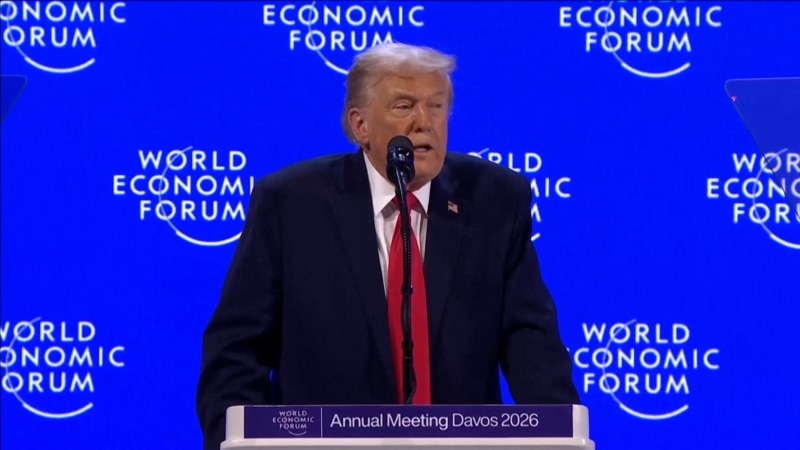 In Davos, Trump Repeats Case For Greenland, But Disavows Use Of Force