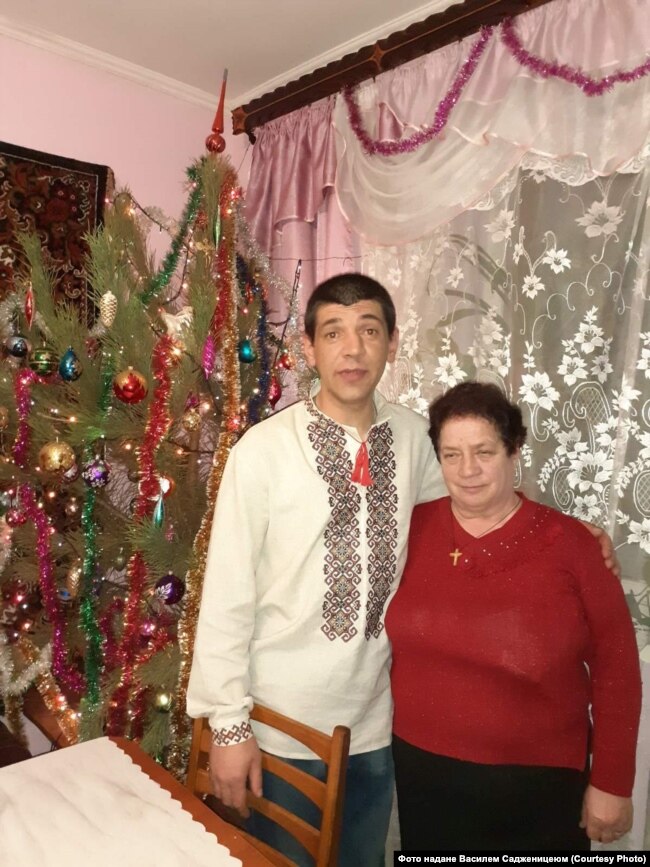 Дарія Саджениця з сином (сімейне фото)