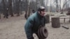 GRAB - Working Out With Manhole Covers In Moscow's Woods