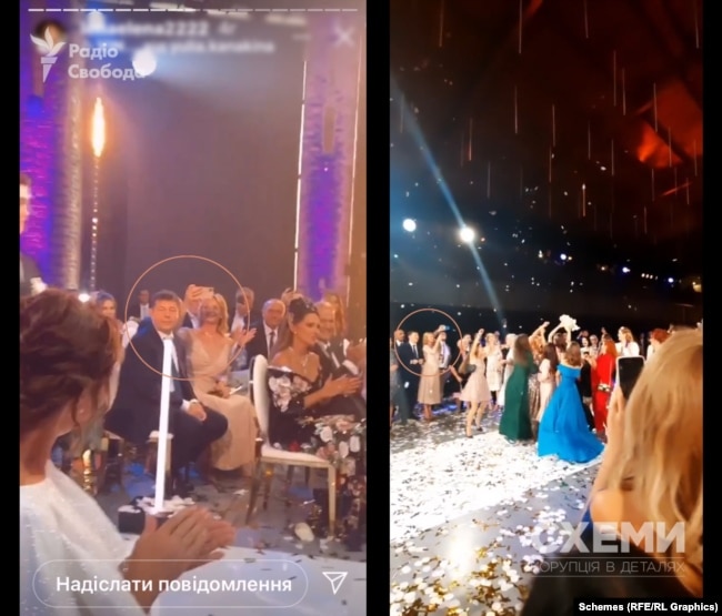 Попри те, що Тарас Козак досі не вказав у своїй деклараціії цивільну дружину Наталію Лавренюк, на свято вони прибули разом, що засвідчили Instagram-stories