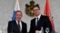 Ministrul de Externe rus Serghei Lavrov, alături de președintele sârb Aleksandr Vucic