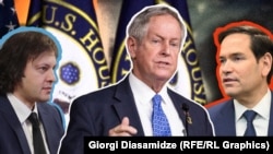 Ираклий Кобахидзе, Джо Уилсон, Марко Рубио (коллаж)